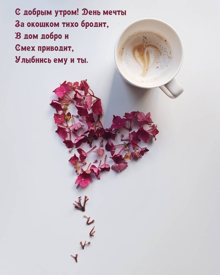 С добрым утром! День мечты за окошком тихо бродит