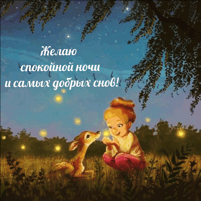 Желаю спокойной ночи и самых добрых снов!