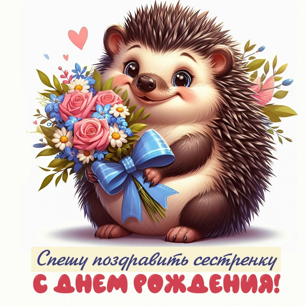 Спешу поздравить сестренку с Днем рождения!