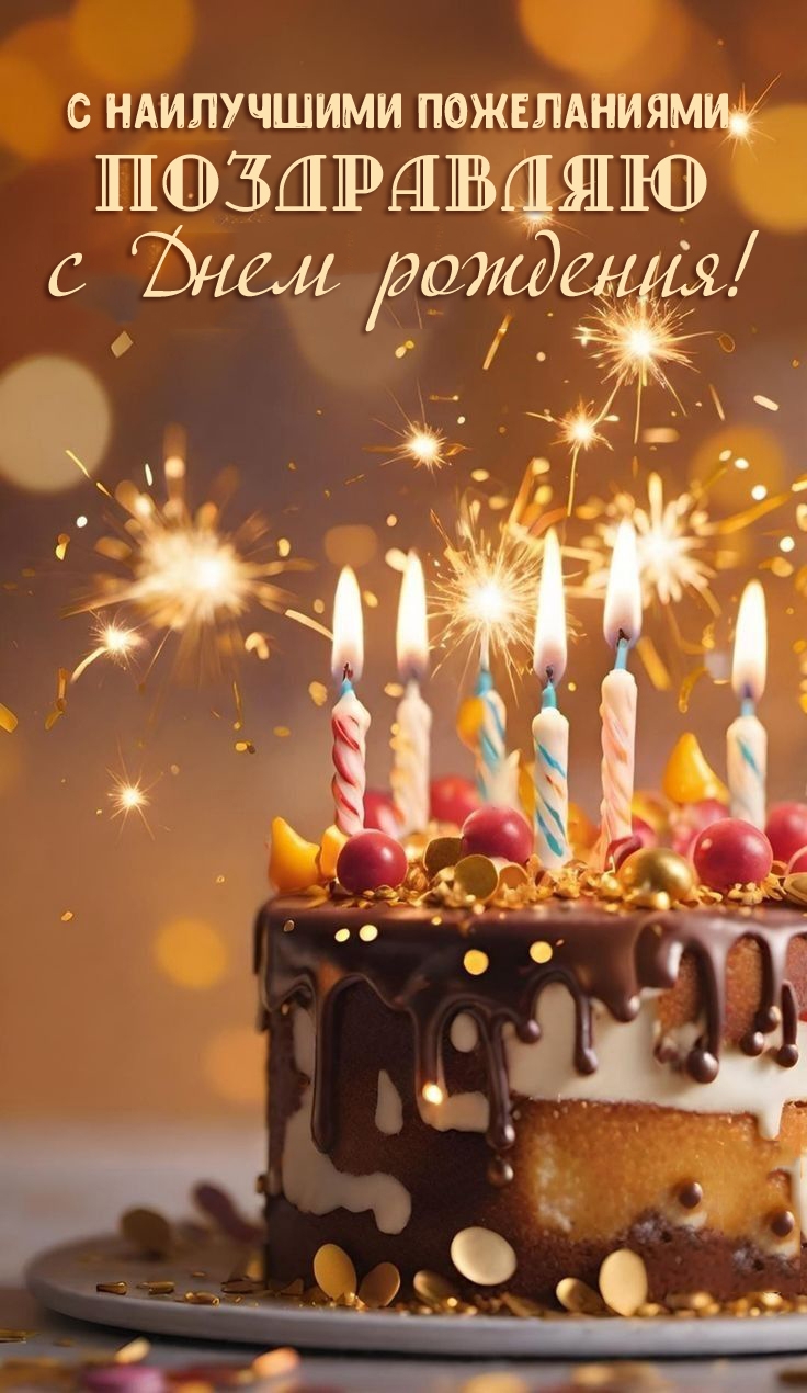 С наилучшими пожеланиями поздравляю с Днем рождения!