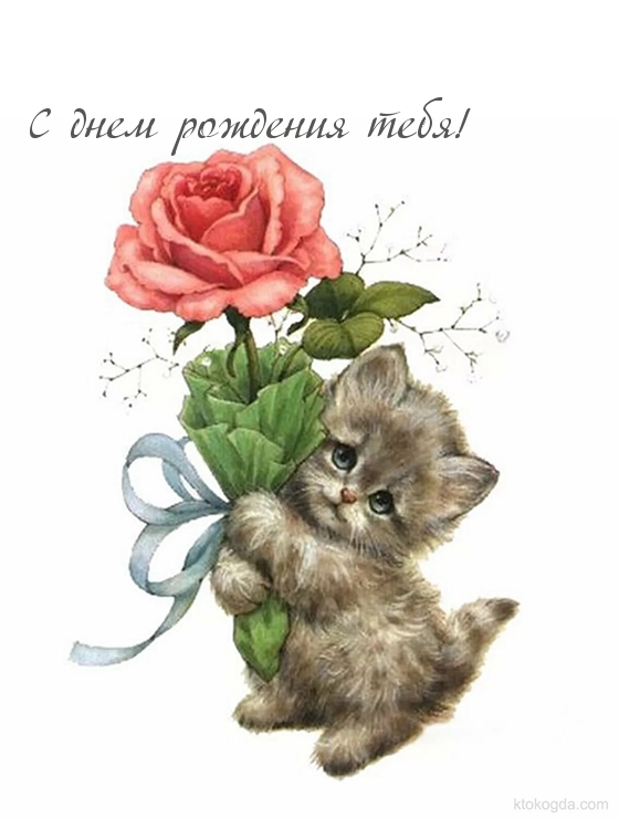 С днем рождения тебя!