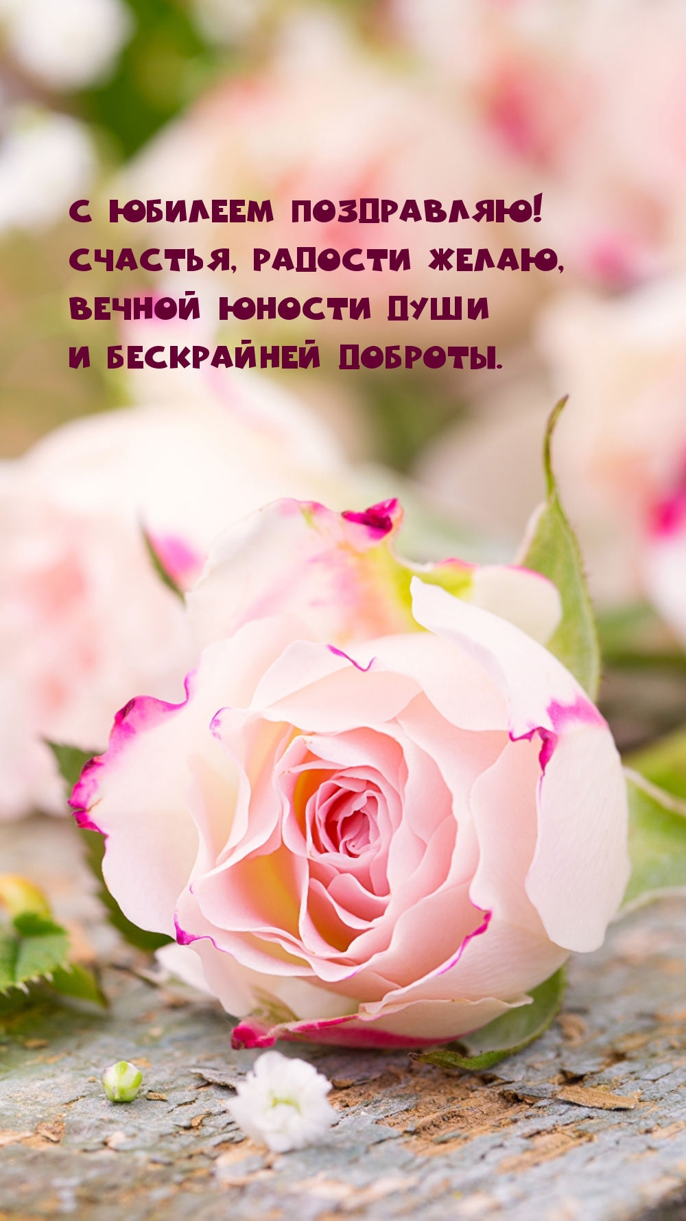 С юбилеем поздравляю! Счастья, радости желаю