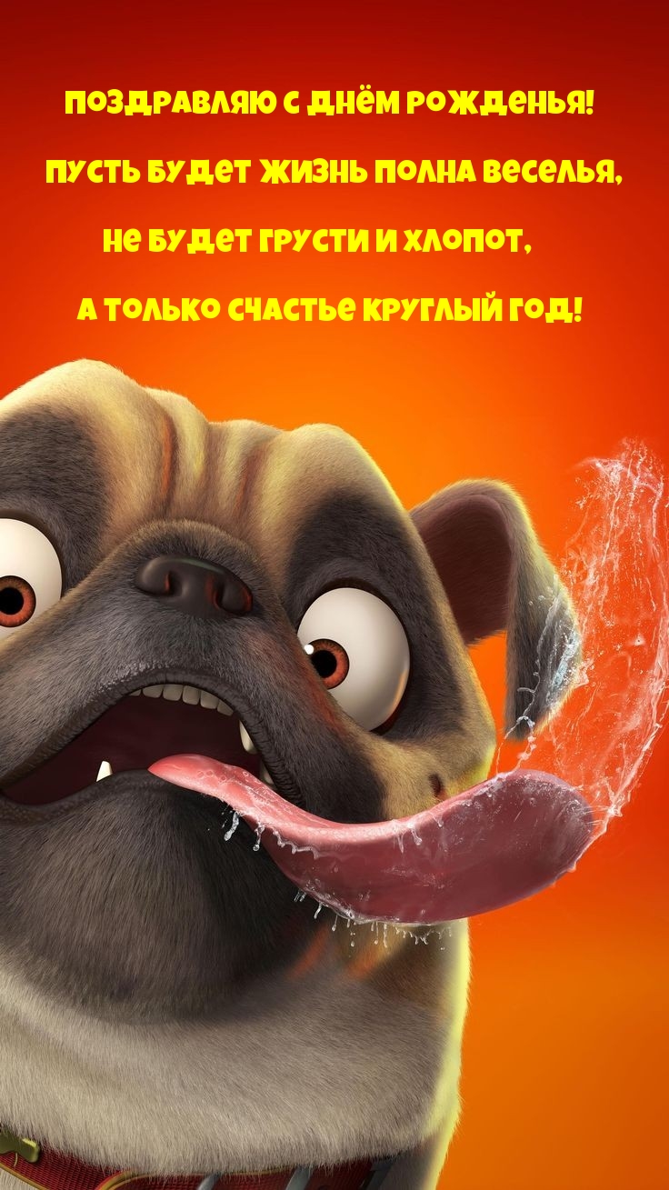 Поздравляю с Днём рожденья! Пусть будет жизнь полна веселья